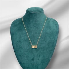 11:11 Studded Anti-tarnish Necklace