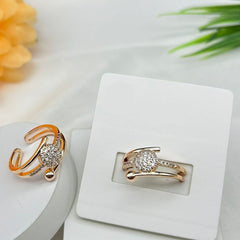 Adjustable Cuff Ring - Gold
