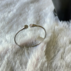 Adjustable Minimalist Anti Tarnish Bracelet - Silver