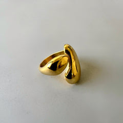 Anti-tarnish Chunky Ring - Gold