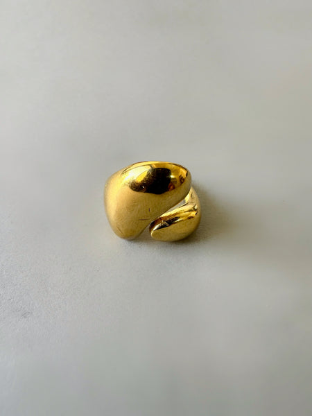 Anti-tarnish Chunky Ring - Gold