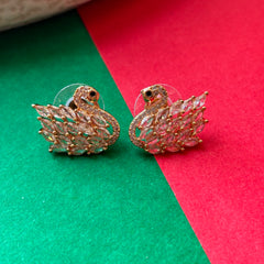 Anti-tarnish Swan Party Earrings
