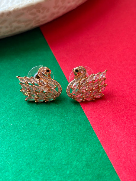 Anti-tarnish Swan Party Earrings