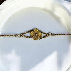Anti Tarnish Clover Bracelet