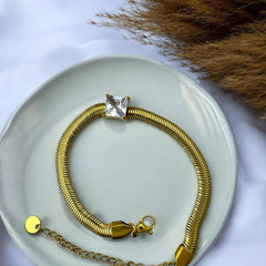 Anti Tarnish Snake Chain Bracelet