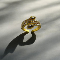 Classic Stone studded ring - Adjustable