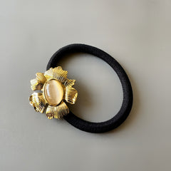 Floral Stainless Steel Hair Tie