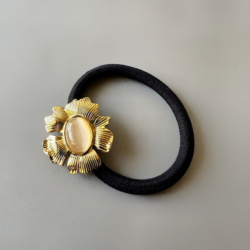 Floral Stainless Steel Hair Tie