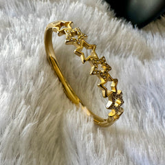 Star Studded Anti Tarnish Bracelet - Gold