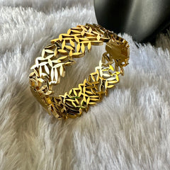 Entwined Leaves Anti Tarnish Bracelet - Gold