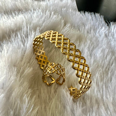 Statement Anti-Tarnish Bracelet Ring Combo