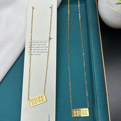 Gold 11:11 Anti Tarnish Necklace