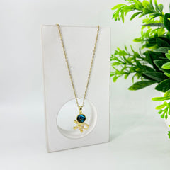 Spaceman Pendant Trendy Necklace - Gold
