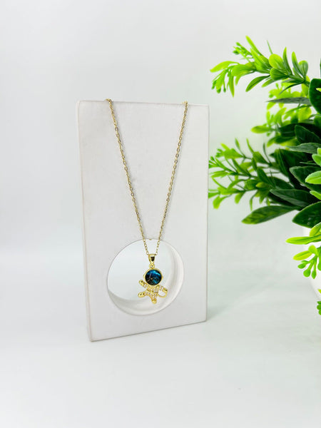 Spaceman Pendant Trendy Necklace - Gold
