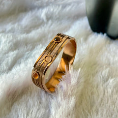 Braid curve bracelet - Rose Gold