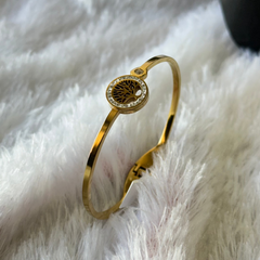 minimalist round ring bracelet
