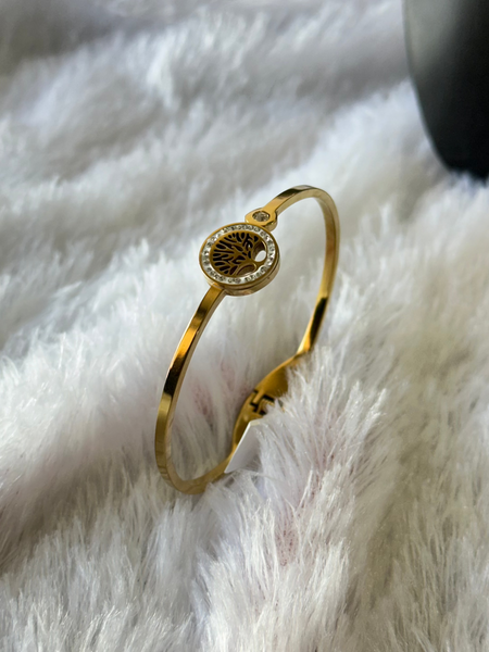 minimalist round ring bracelet