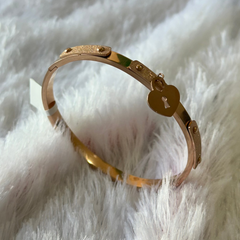 Rose Gold Bracelet with Charms