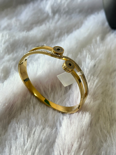 Chunky Evil Eye Anti Tarnish Bracelet
