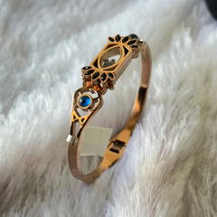 Evil Eye Beaded Anti Tarnish Gold Bracelet