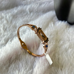Evil Eye Beaded Anti Tarnish Gold Bracelet