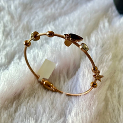 Auto Lock wire bracelet with charms