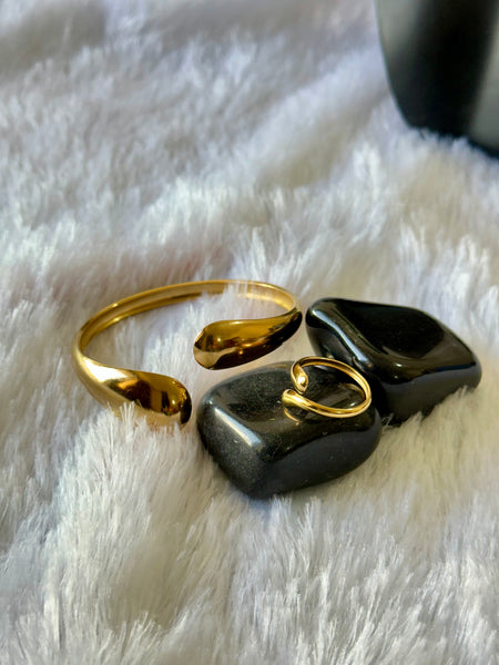 Open Ended Bracelet Ring Combo