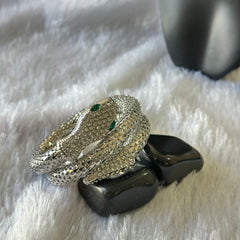 Snake Wrap Around Bracelet - Silver