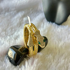 Snake Wrap Around Bracelet - Golden