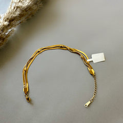 Layered Snake Chain Bracelet