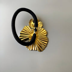 Dual Flower Stainless Steel Hair Tie
