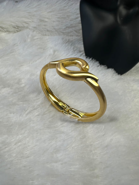 Interlink Anti-tarnish Brass Bracelet - Gold