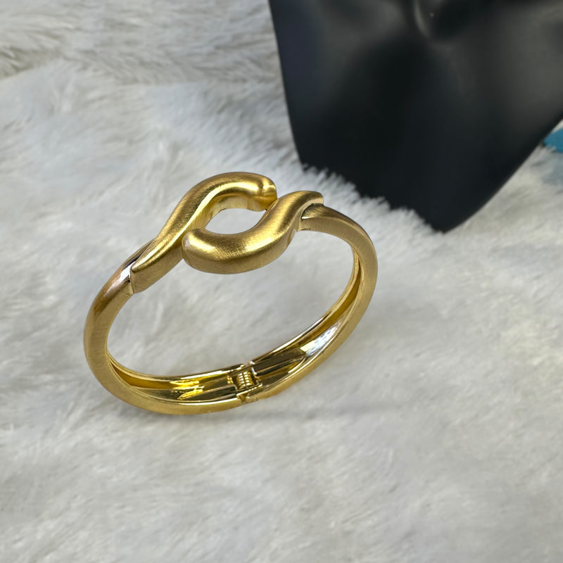Interlink Anti-tarnish Brass Bracelet - Gold