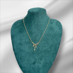 Melting down pendant Necklace - Gold
