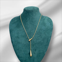 Tear Drop Inter-linked Necklace