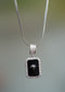 Anti Tarnish Studded Pendant Necklace - Snake Chain