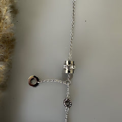 Ring Charm Bracelet - Silver