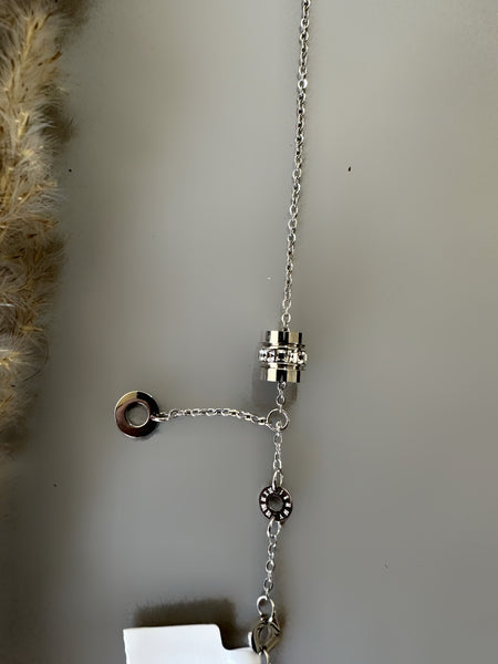 Ring Charm Bracelet - Silver