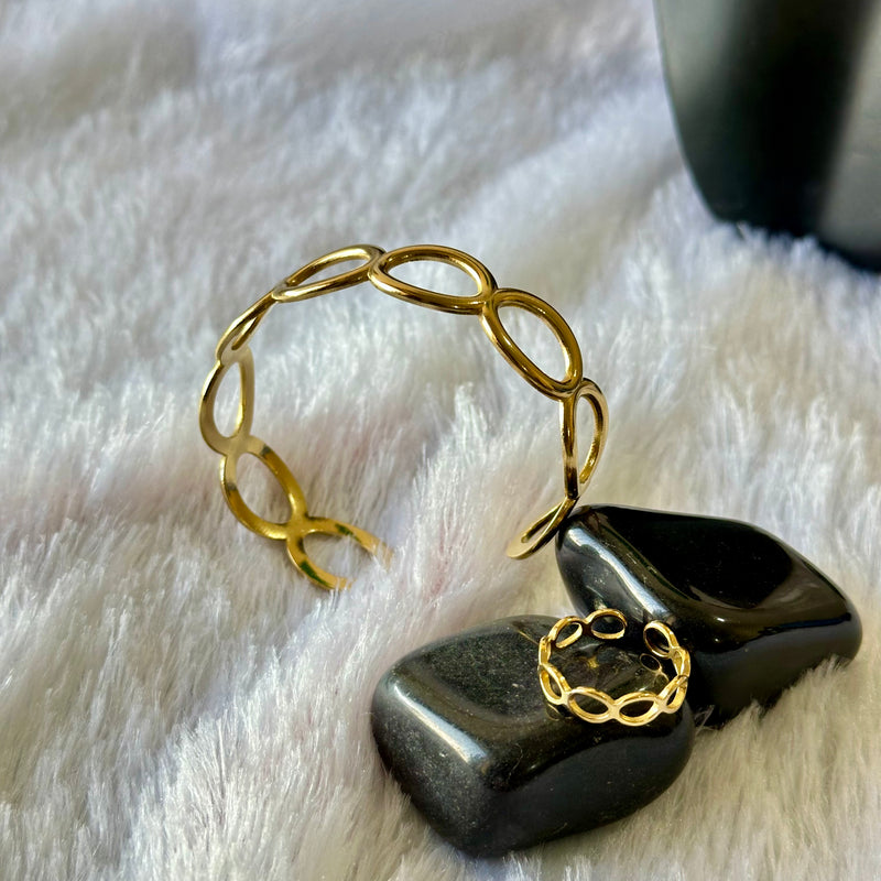Ring style Bracelet Ring Combo