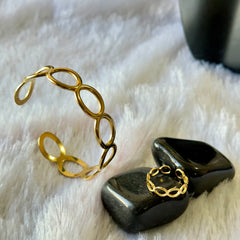 Ring style Bracelet Ring Combo
