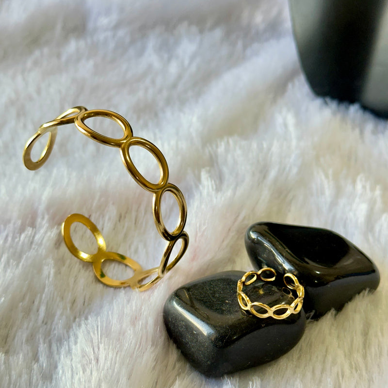Ring style Bracelet Ring Combo