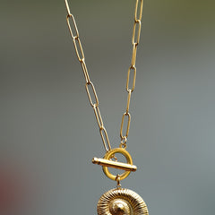 Shell Pendant Anti-Tarnish Necklace