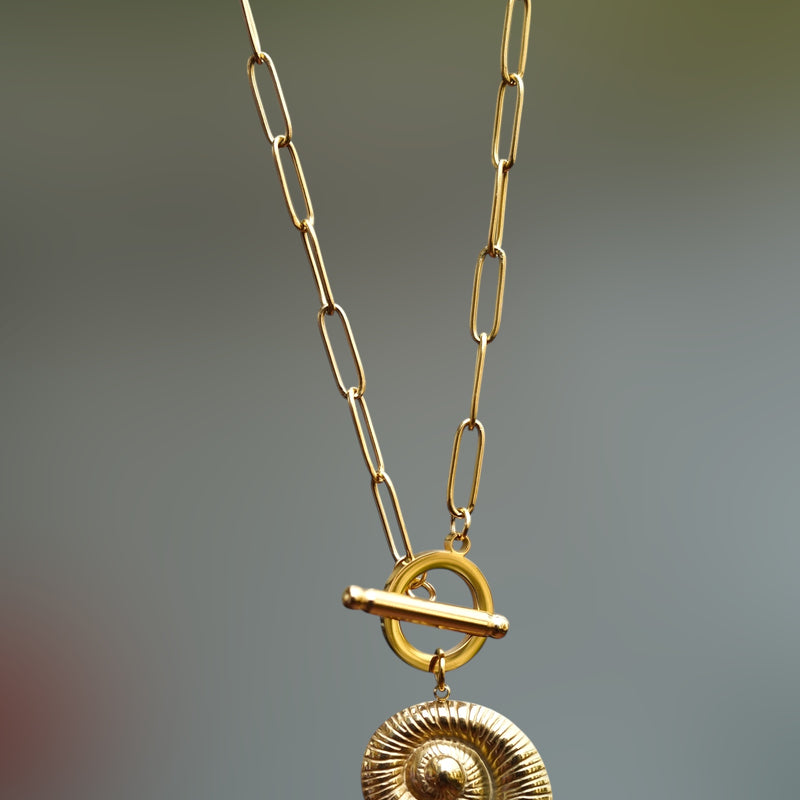 Shell Pendant Anti-Tarnish Necklace