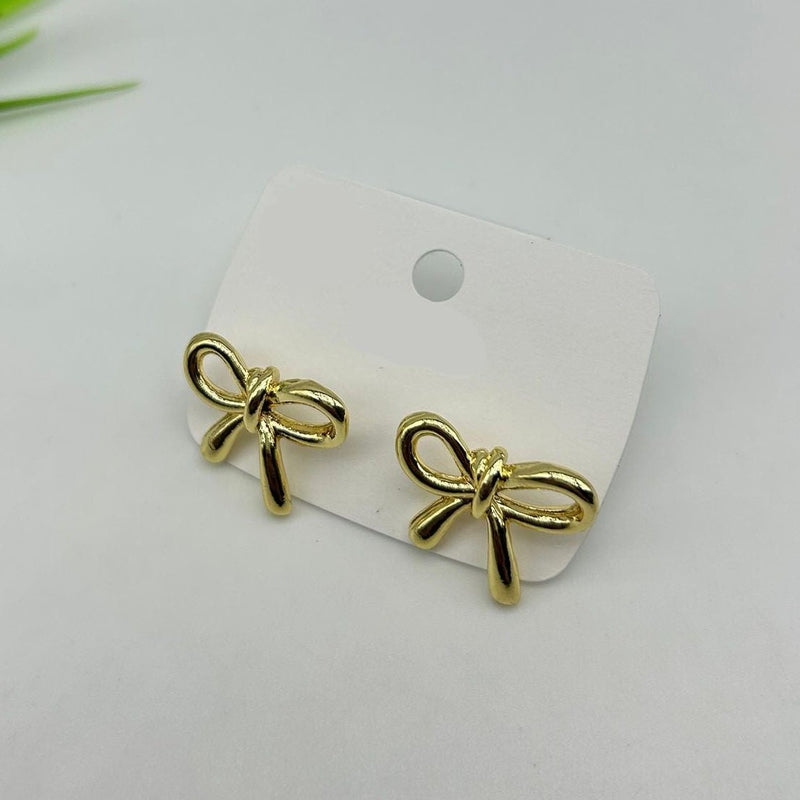 Small Anti Tarnish Bow Earrings