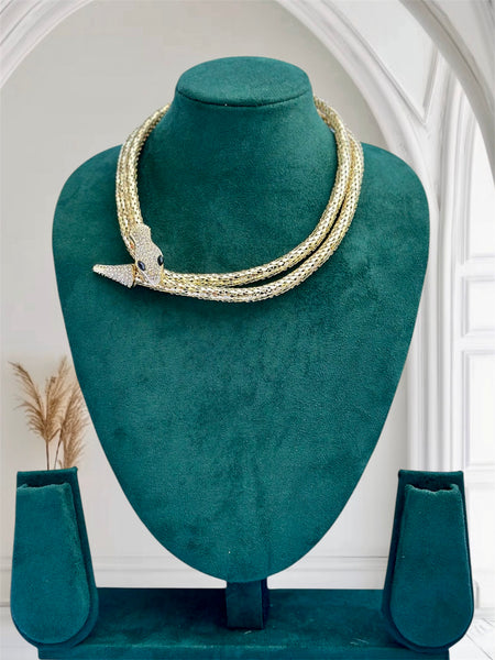 Snake Wrap Around Necklace