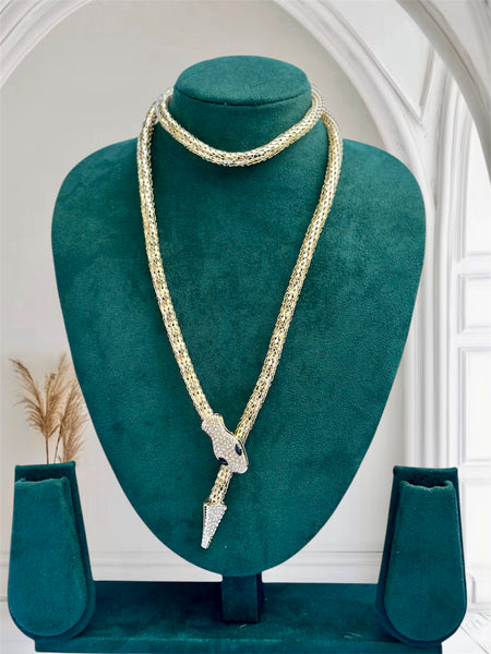 Snake Wrap Around Necklace