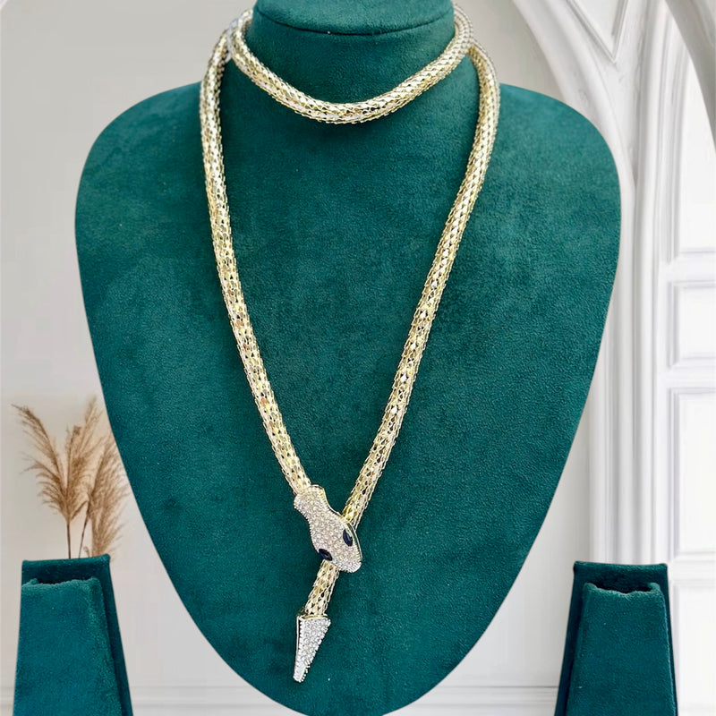 Snake Wrap Around Necklace