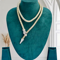 Snake Wrap Around Necklace