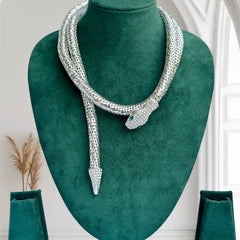 Snake Wrap Around Necklace