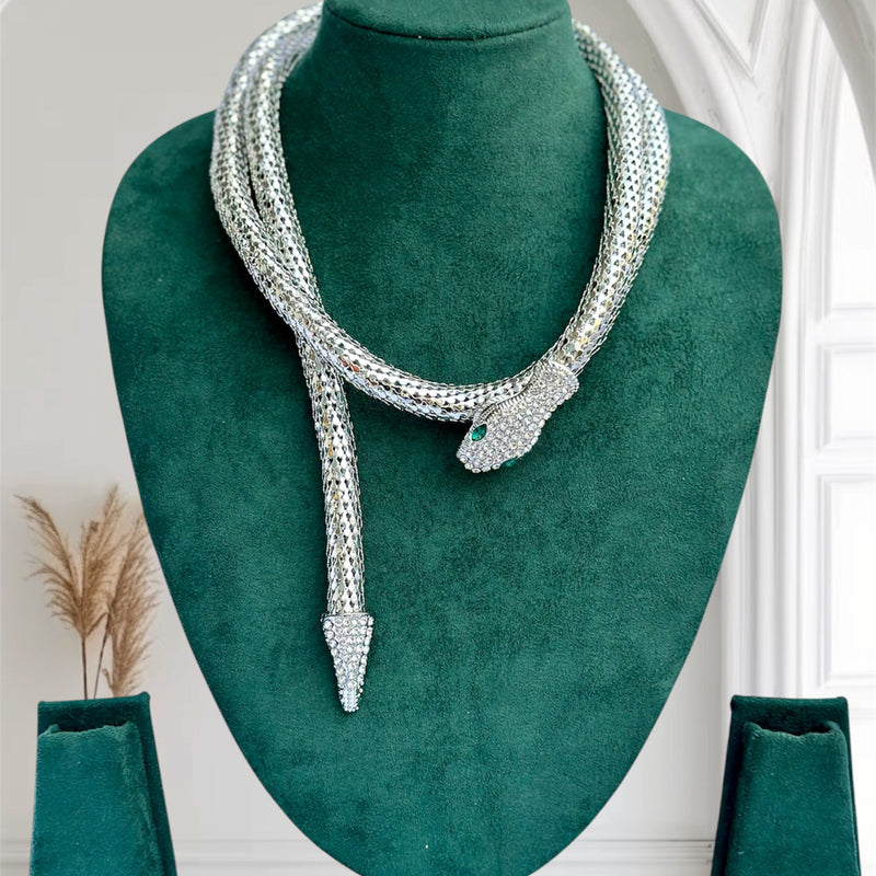 Snake Wrap Around Necklace